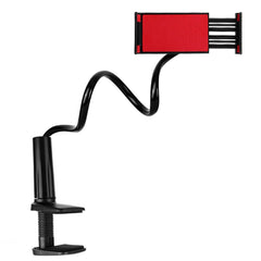 Tablet Gooseneck Stand Bracket with 360° Rotatable Clip