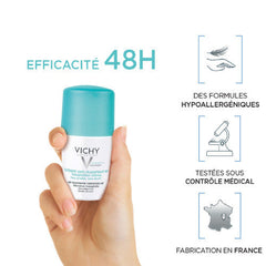 Vichy 48H Anti-Perspirant Roll-On Deodorant Bille