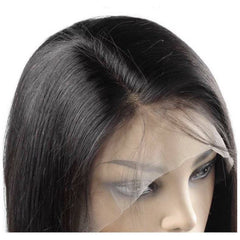VIP Lace Front Wig, 100% Human Hair, Natural Black, 180 Density, Straight