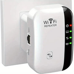 WiFi Long Range Amplifier Extender Signal Booster Wireless Internet Repeater with Ethernet Port