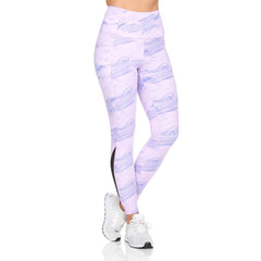 Women's Active High Rise Printed Leggings With Pockets