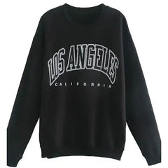 Women's Sweatshirt Graphic Text Los Angeles