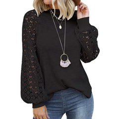 Women's Long Sleeve Lace Top