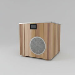 Wood/Stainless Steel Plunge Pool With Integrated Chiller/Heater