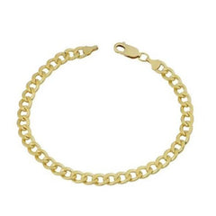 Yellow Gold Cuban, Mariner, Figaro, or Rope Bracelet Gold Filled High Polish Finish