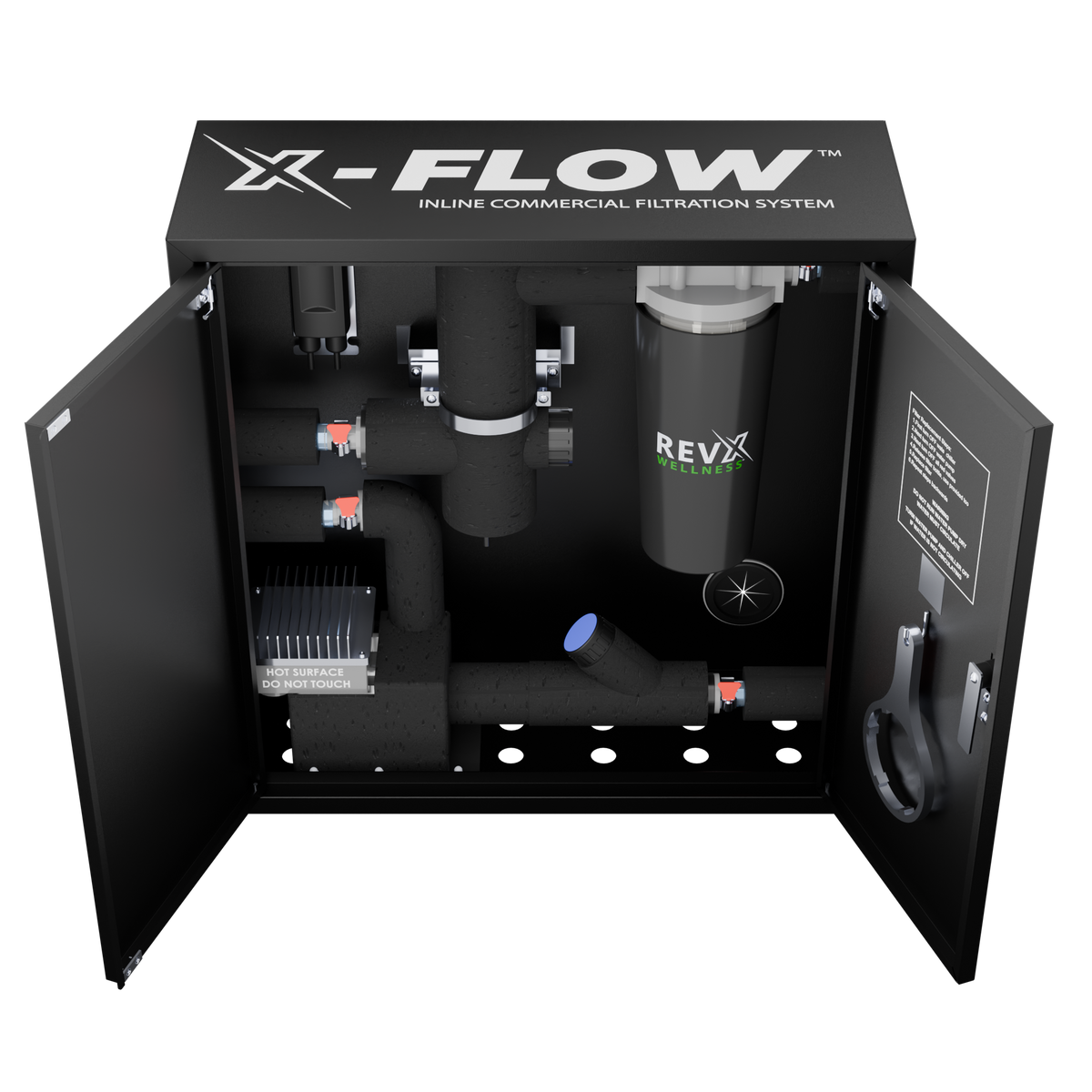 Sistema de filtración RevX X-FLOW para inmersión en agua fría