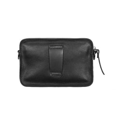 Mens Multi-Use Small Shoulder Bag Made From Full-Grain Cowhide Leather