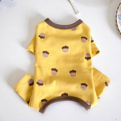 Pyjama à quatre pattes pour animal, resserré au ventre, pour Teddy et Bichon