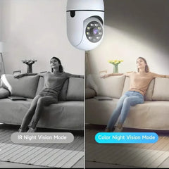 2-Pack: Wireless Security Cameras – 355° Rotation, Night Vision, Motion Detection, Two-Way Audio