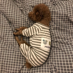 Vêtements d'intérieur doux et confortables pour animaux - Pyjama et sous-vêtement pour petit chien