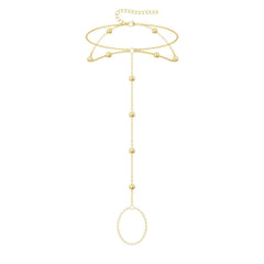 Womens Versatile Personality-filled Ball Bead Anklet