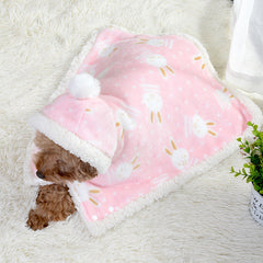 Pyjama pour animaux, sac de couchage pour chien doublé de velours pour tenir chaud