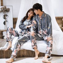 Ensemble pyjama décontracté unisexe avec cardigan à manches longues
