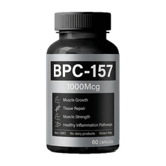 157 Capsules, 60 Count, Black Bottle With Black Cap