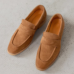 Formal Business-Casual Leather Mens Slip-On Loafers