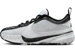 Nike Giannis Freak 5 Big Kids Basketball Shoes (DZ4486-100 White/Black/Photo Blue/White) Size 5.5