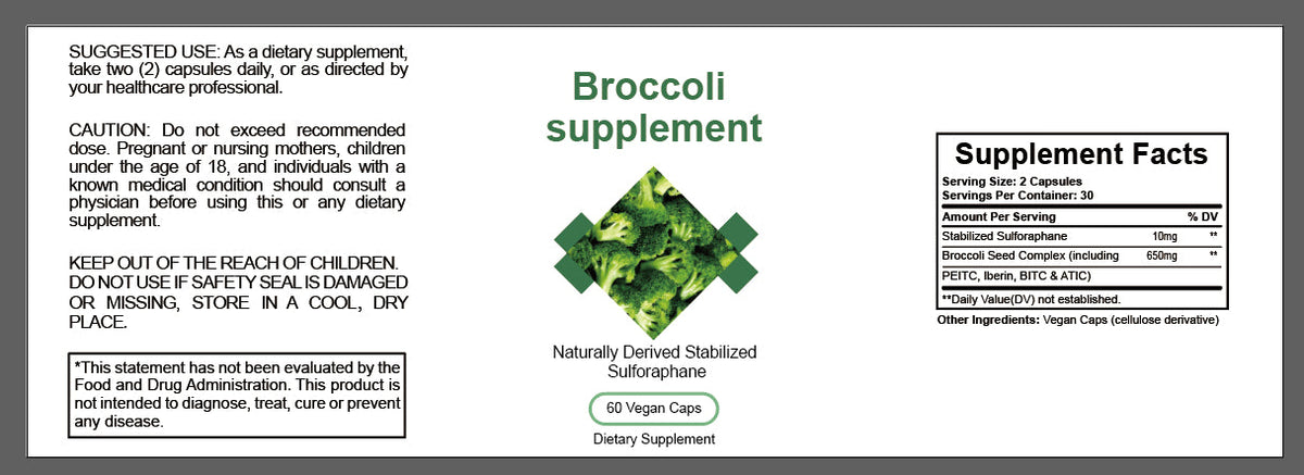 Broccoli capsules