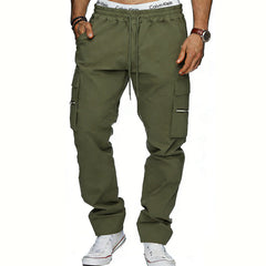 Pantalon de sport décontracté ample pour homme, avec plusieurs poches, pour l’extérieur