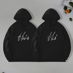 Stylischer lässiger locker sitzender Unisex-Hoodie für Paare