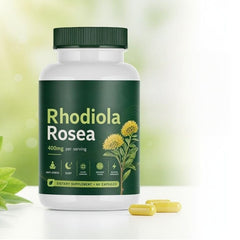 60 Rhodiola Rosea Capsules In A Bottle