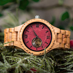 Mens And Womens Minimalist Wooden Watches