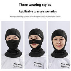 Masque chaud pour le visage pour le vélo et le ski en hiver