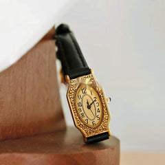 Vintage Luxury Carved Watch For Women