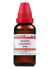 Dilución de Aconitum Lycoctonum de Dr. Willmar Schwabe India