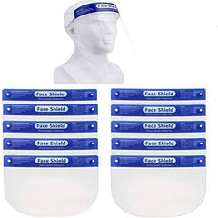 10-Pack: Face Protection Shields