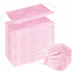 100-Pieces: Disposable 3 Ply Earloop Face Masks