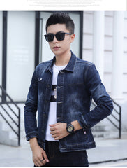 Printed vest casual denim