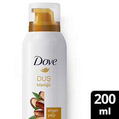 Dove Foam Shower Gel Argan Oil 10X Creamier Formula - 200ml