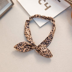 Big bow tie bunny ears headband