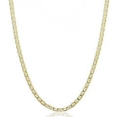 10K Solid Yellow Gold 2.5mm Marina Chain - Assorted Sizes