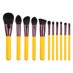 11 Pcs Women Professional Quality Makeup Brush Set Cosmetic Brushes Beauty Makeup Tool - Beginner Makeup Tools Full Set
