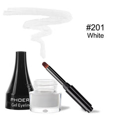Delineador de ojos negro para principiantes, maquillaje
