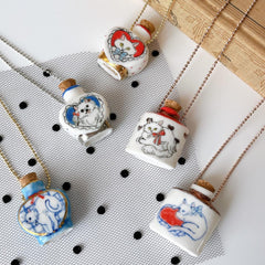 Fresh Fashionable And Soothing Cat-themed Necklace
