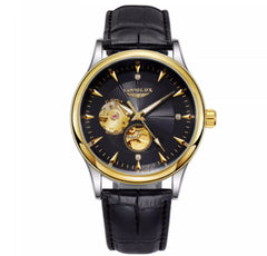 Genuine Leather Waterproof Watch With A Fully Automatic Mechanical Movement