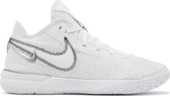 NIKE ZOOM LEBRON NXXT GEN WHITE/METALIC SILVER/BLACK MENS SIZE 9 NM