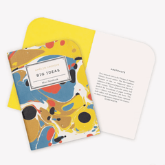 Carnet Big Ideas, lot de 3 - abstrait/arp/chimie des fleurs