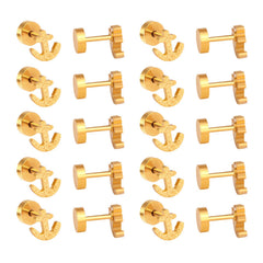 European And American Bow-knot Screw-back Stud Earrings