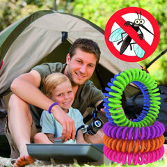 12-Pack: Deet-Free Mosquito & Insect Repellent Bracelets