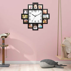 12-Picture Display Wall Clock