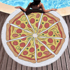 Fruit round beach mat