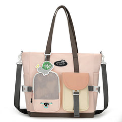 Womens Large-capacity Casual One-shoulder Crossbody Bag