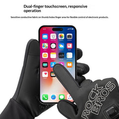Charging Heating Warming Touchscreen-compatible Cycling Gloves
