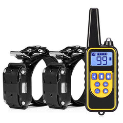 Collier de dressage électrique pour chien 800 m - dispositif anti-aboiement