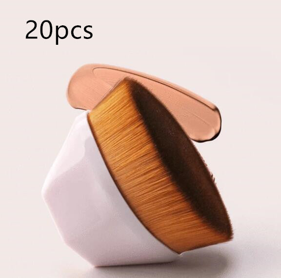 Brocha para base, brochas de maquillaje para crema BB, brocha para polvo suelto, kit plano