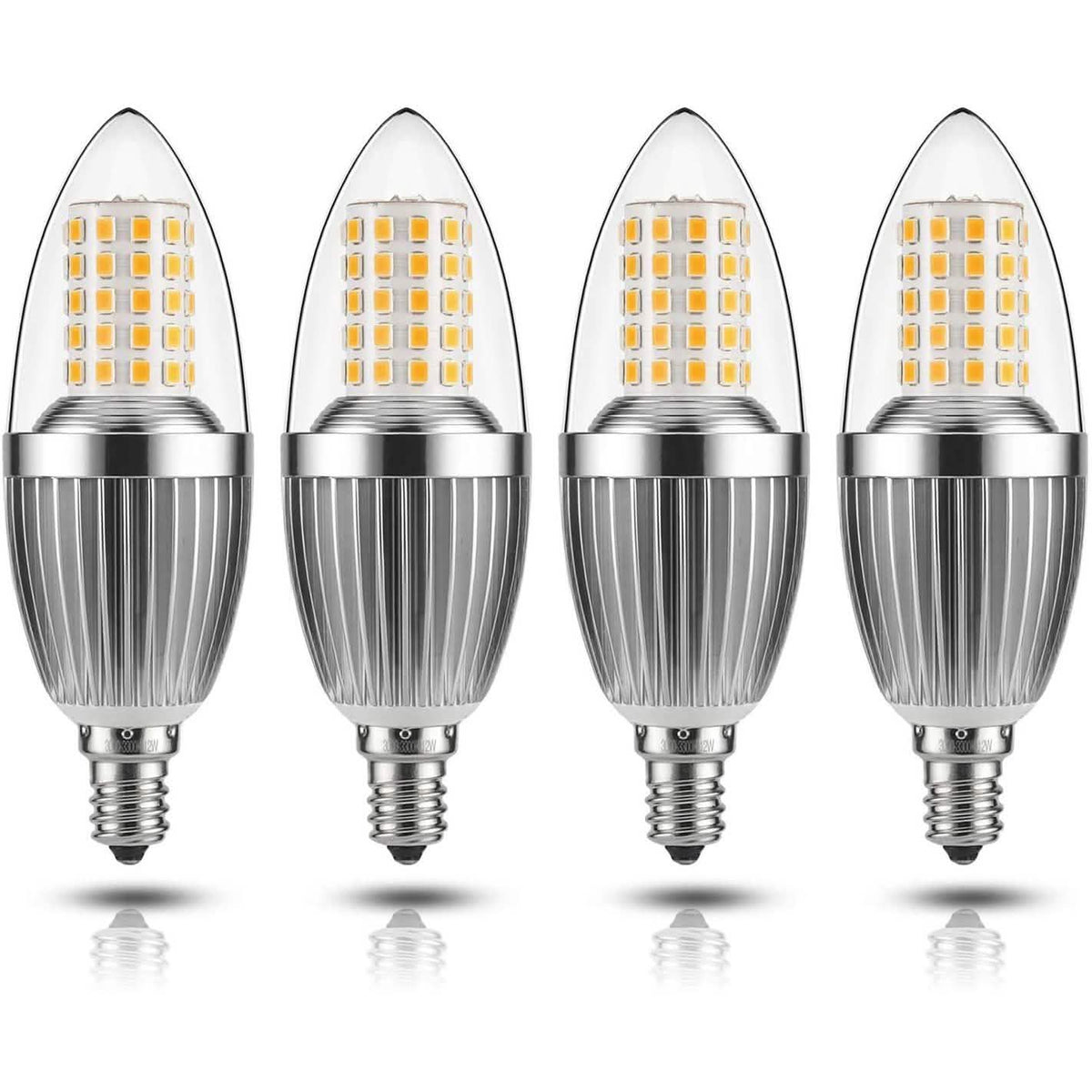 12W LED Candelabra Bulb Non-Dimmable 100-Watt Light Bulbs Equivalent