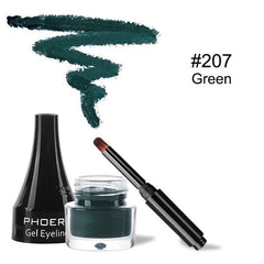 Delineador de ojos negro para principiantes, maquillaje